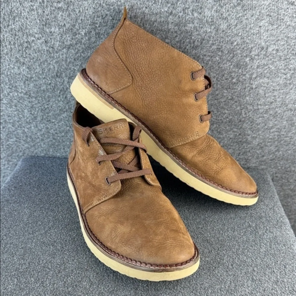 Sperry Top-Sider Men's Chukka Brown Suede Boots‎ Size 11.5